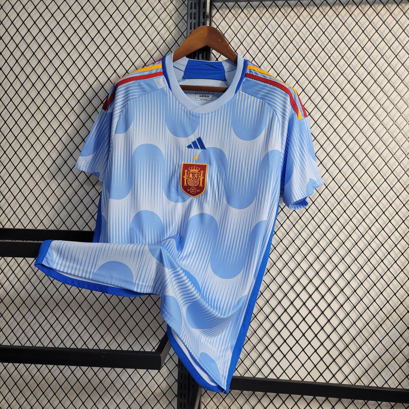 CAMISA DA SELEÇÃO DA ESPANHA 22/23 AZUL