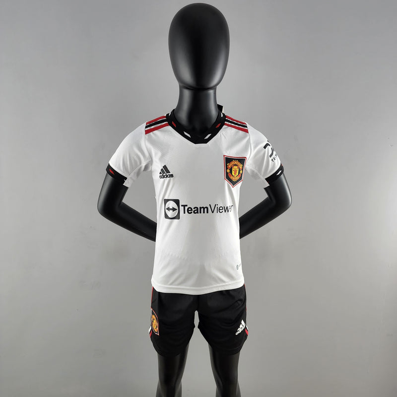 Conjunto Infantil Manchester United 2022/23 - Away - ResPeita Sports