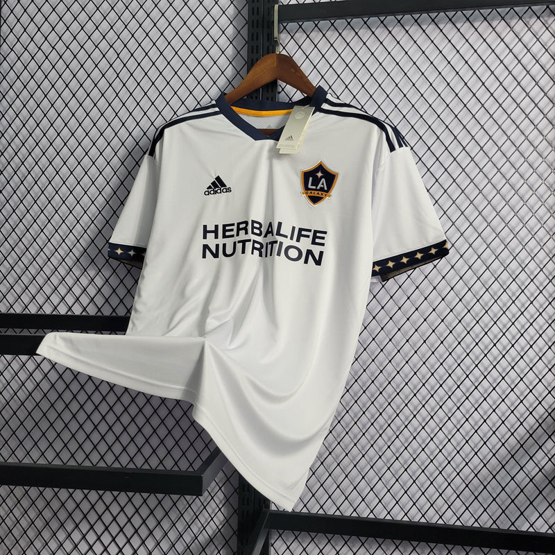 Camisa LA Galaxy Home 22/23 Torcedor Adidas Masculina - Branco