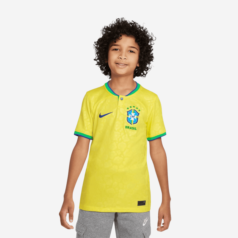 Conjunto Infantil Brasil 2022/23 - Home Torcedor PRO - ResPeita Sports