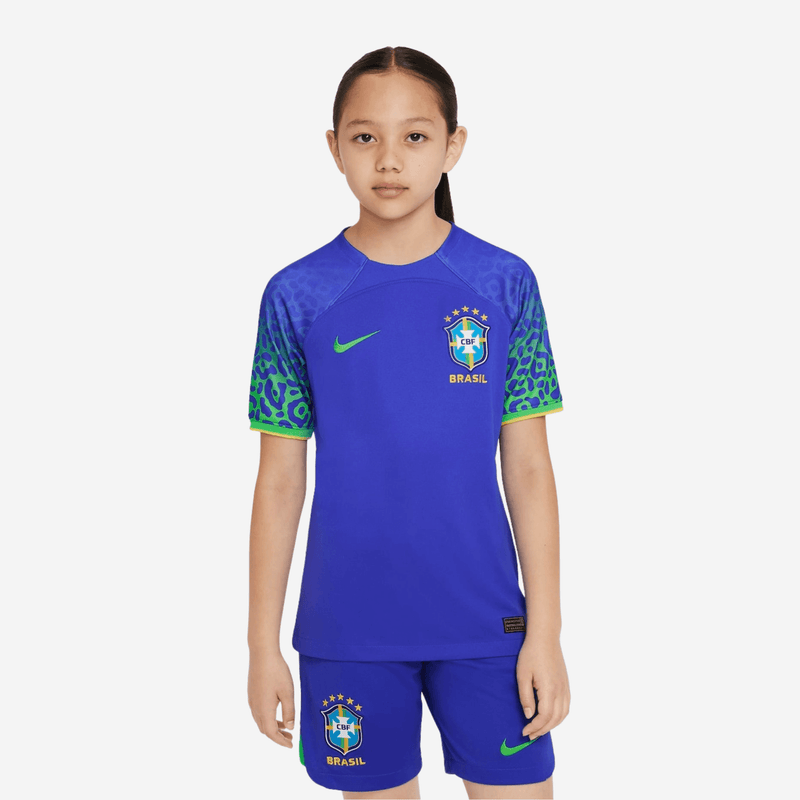 Conjunto Infantil Brasil 2022/23 - Away Torcedor PRO - ResPeita Sports