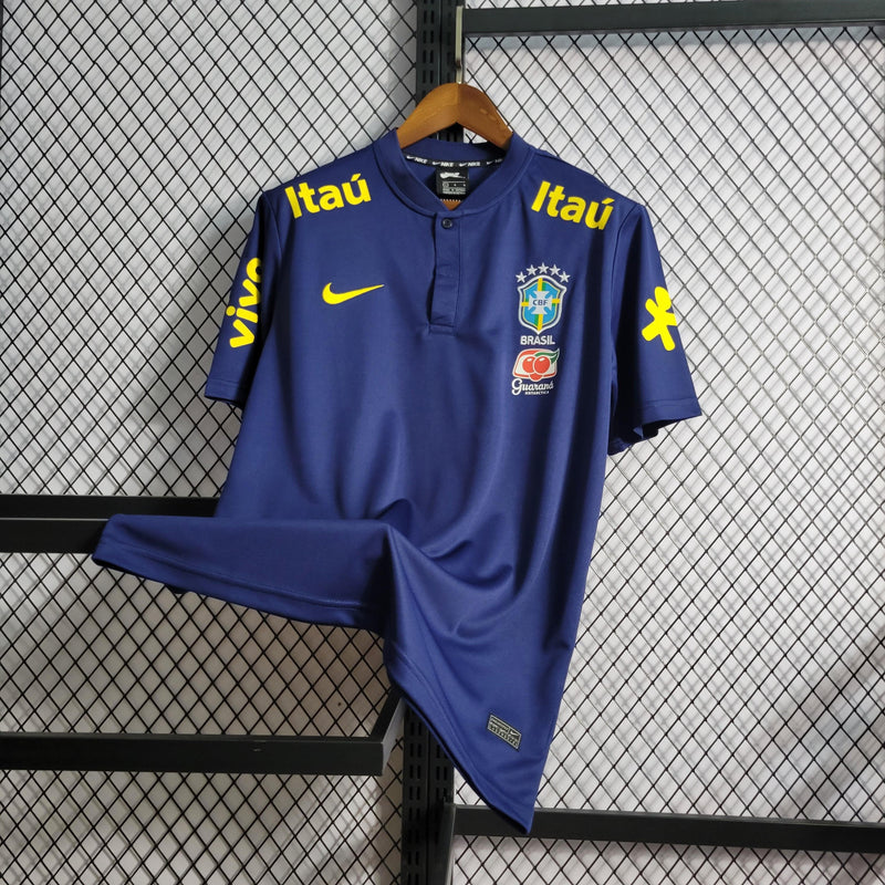 CAMISA DA SELEÇÃO DO BRASIL 22/23 POLO AZUL ROYAL